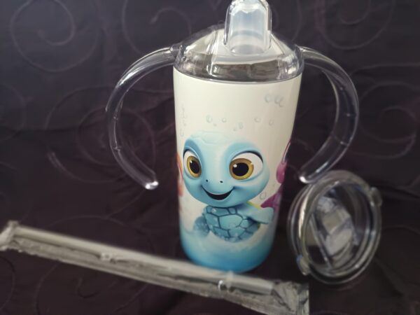 Trinkbecher Kinder + Tumbler Schildkröte 350ml