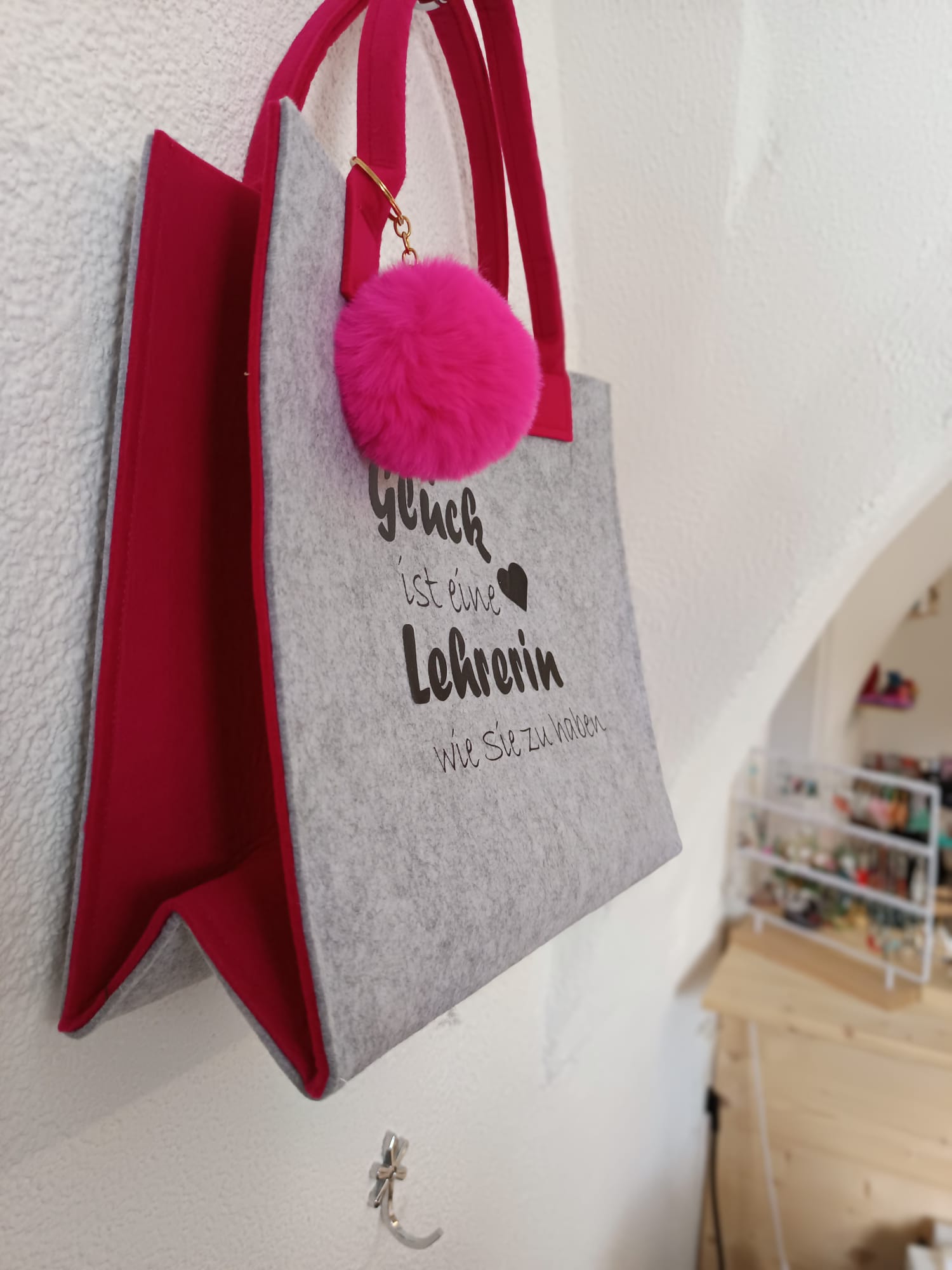 Tasche Glück ist eine Lehrerin wie Sie zu haben ohne Reißverschluss