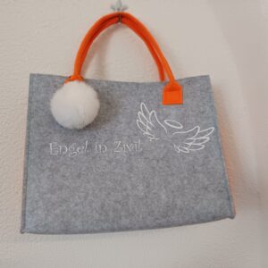 Tasche Engel in Zivil ohne Reißverschluss