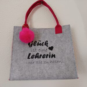 Tasche Glück ist eine Lehrerin wie Sie zu haben ohne Reißverschluss