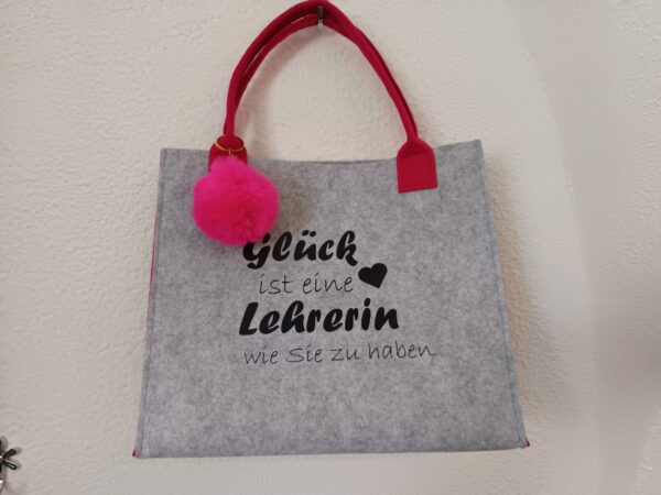 Tasche Glück ist eine Lehrerin wie Sie zu haben ohne Reißverschluss